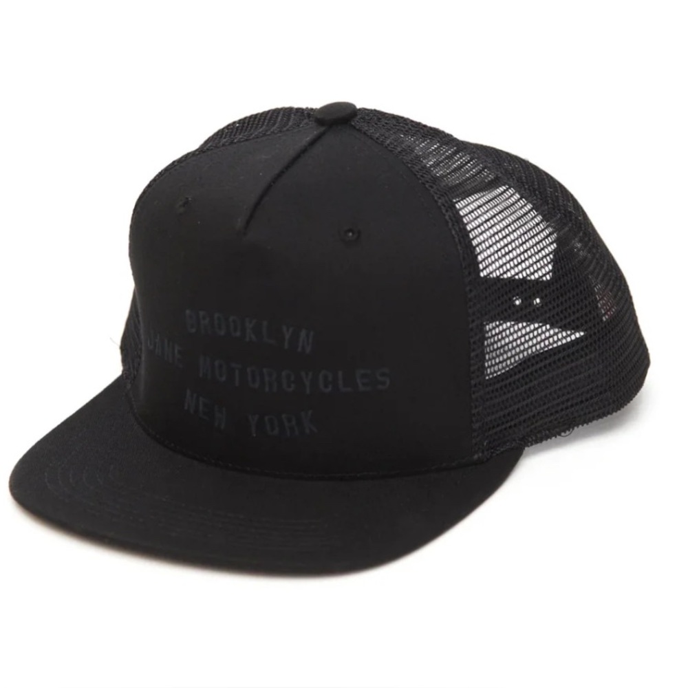 JANE MOTORCYCLES
SHOP TRUCKER - BLACK ON BLACK